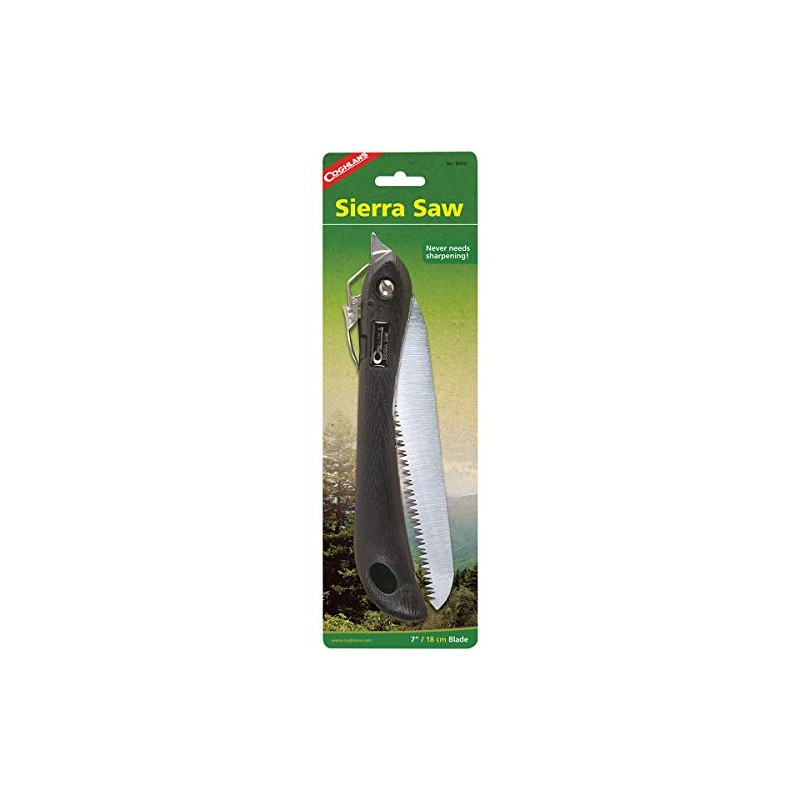 Coghlan's Sierra Saw, Locking Folding 7" Steel Blade with Unbreakable