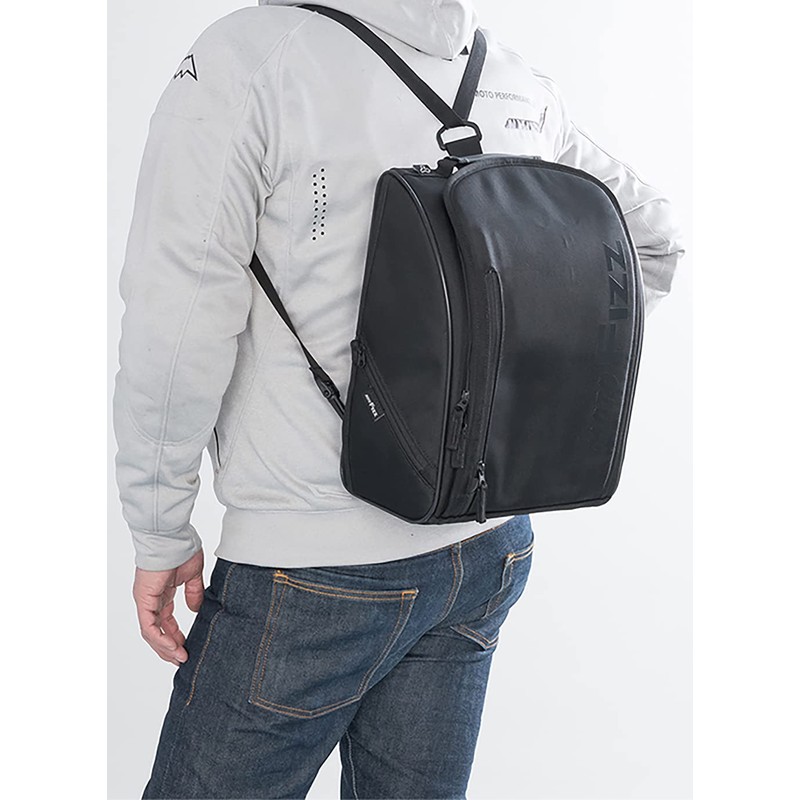 Tanax MOTOFIZZ Motorcycle Seat Bag Optional Shoulder Belt MP-340 Black