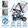 Stroller Rain Cover,Universal Stroller Accessory,Waterproof, Windproof Protection,Protect from Dust Snow,Baby