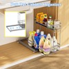 Zufudo 1 Pack Under Sink Organizers and Storage, 2 Tier