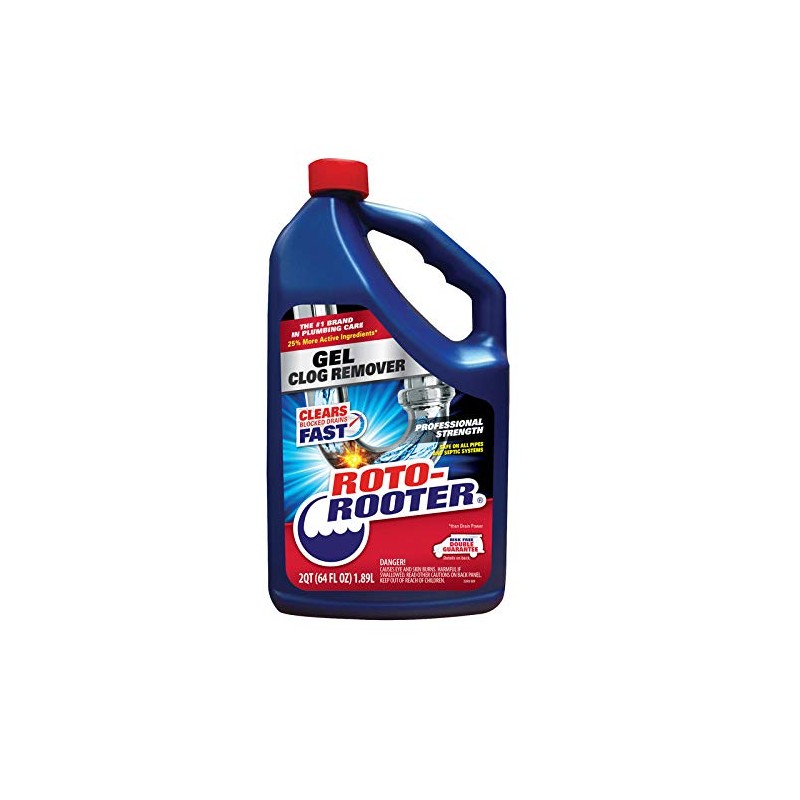 Roto Rooter Gel Clog Remover 64 oz. - Case of: