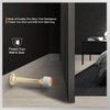 KOVOSCH 6 Pack Gold Solid Rigid Door Stops - Heavy