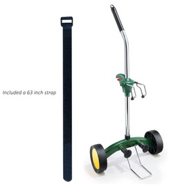 VIMOA Potted Plant Dolly with Flat Free Wheels Adjustable Handle Garden Pot Mover for Potted Flower Trees Planters Rocks Christmas Tree Plant Caddy