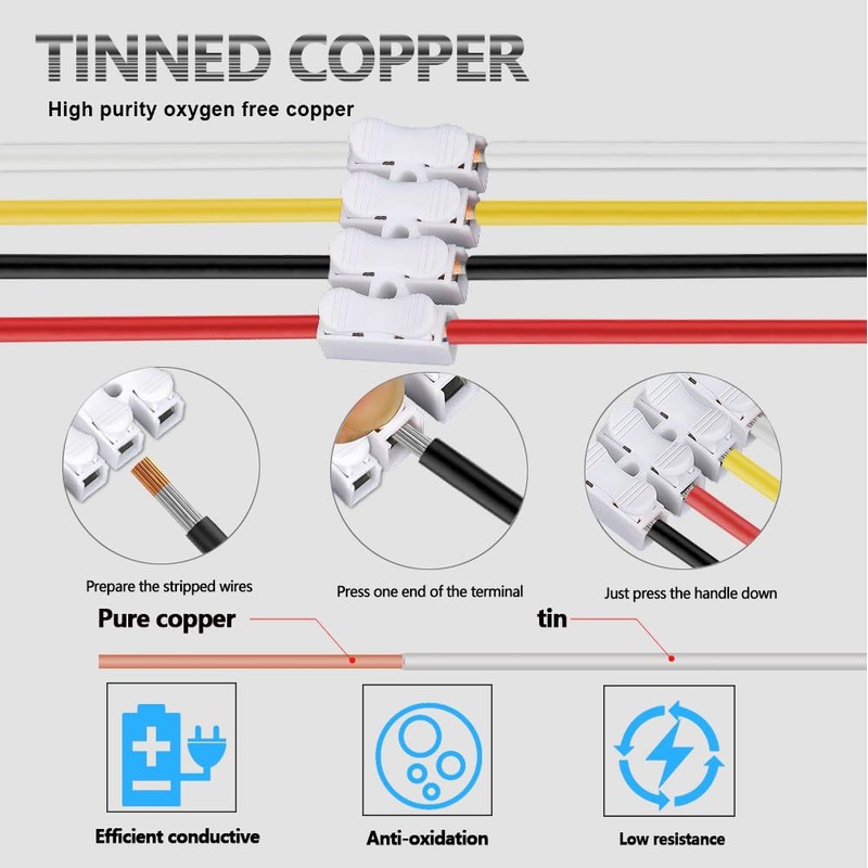 LEADTOPS 50FT 18 Gauge 18/4 4 Conductor Electrical Wire 4