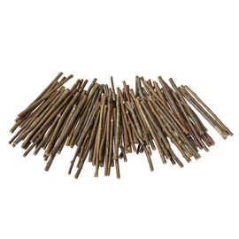 LAZACA 120pcs Wooden Sticks Crafts Twigs for Crafting Natural Wood Unfinished 0.1-0.2 inch 10cm Craft Branches Photo Props Home Decor DIY