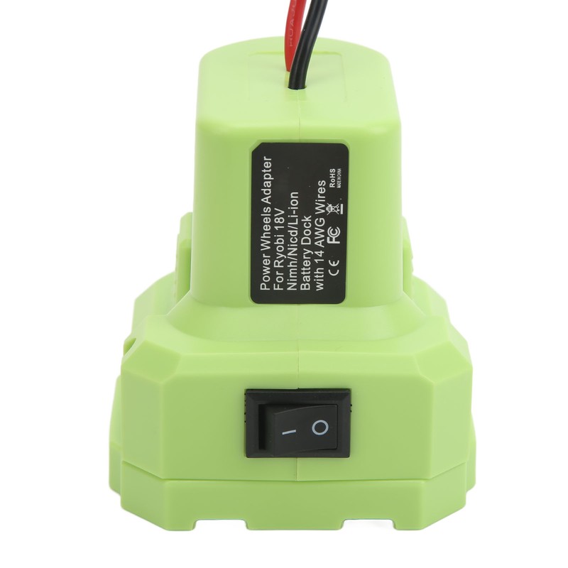 Battery Adapter Converter Dock Power Connector 14AWG with Switch for