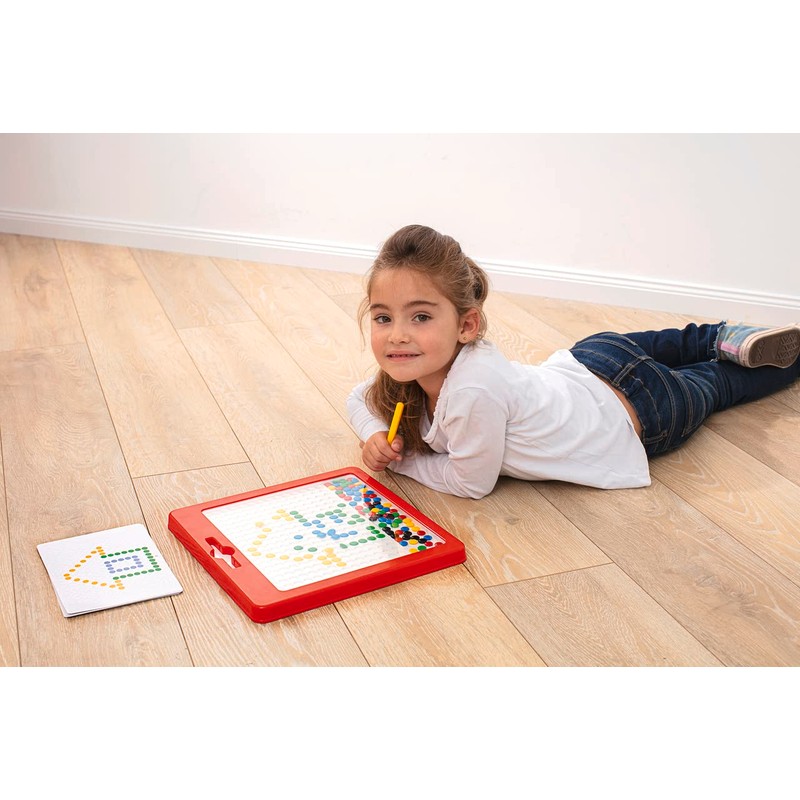 Beleduc 21050 Magnetic Game Colourful Children's Game Promotes Creativity, Multi-Coloured