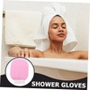 Gatuida 2Pcs Exfoliating Gloves for Shower Deep Body Scrubbing Mitts