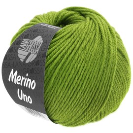 LANA GROSSA Merino Uno, Classic Merino Wool with Superwash Treatment, Hand Knitting Yarn Made from 100% Virgin Wool (Merino), 50 g Wool for Knitting and Crocheting, 125 m Yarn
