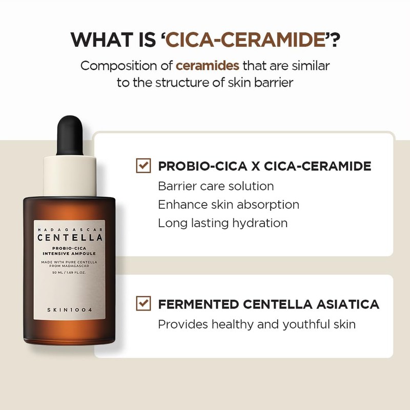 SKIN1004 MADAGASCAR CENTELLA PROBIO-CICA AMPOULE | PROBIO SHICA INTENSIVE AMPOULE