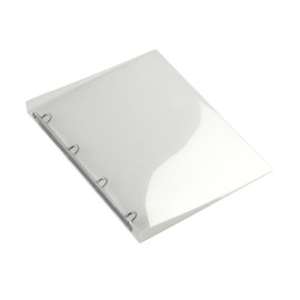 HF2 Transparent Ring Binder - A4 Size Refillable Document Holder - 16mm 4 Ring Binder Journal for School, Office & Home - Waterproof & Eco-friendly Document Organizer