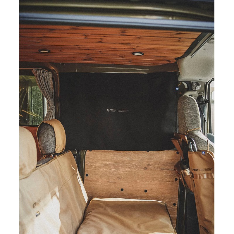 GORDON MILLER 1709734 Car Cordura Magnet Curtain Black