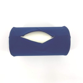 Bookishbunny Memory Foam Cylinder Bolster Roll Pillow 6" x 12" (Navy)