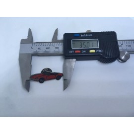 Lotus Elan S1/S2/S3/S4 lapel / hat pin , 35mm, yellow