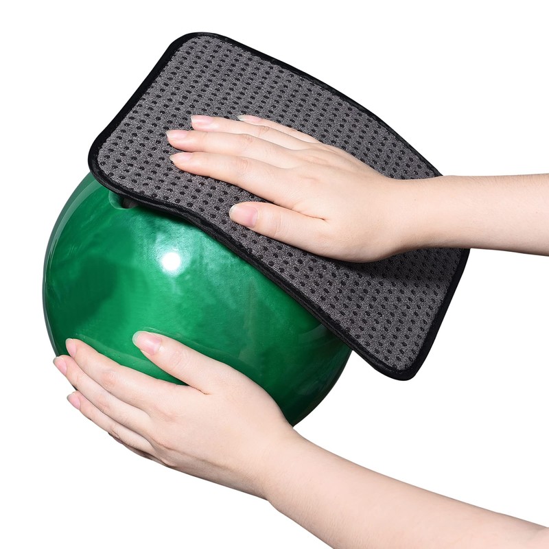 BROYEUR 2PCS Bowling Seesaw Bag and Bowling Shammy Pad,Microfiber Bowling