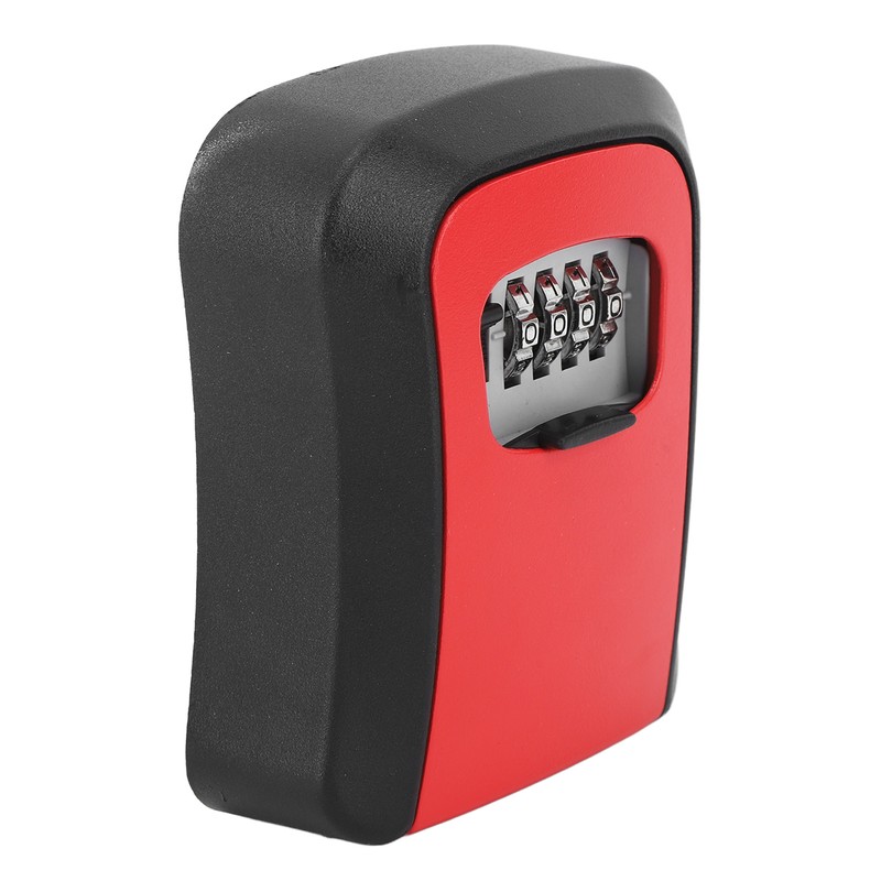 Key Lock Box Alloy Portable Wall Mounted 4 Digit Combination