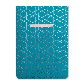 Matilda Myres A5 Daily List Pad - 50 Sheets - Teal & Rose Gold