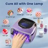 Ayshone Professional Rechargeable 96W UV LED Nail Lamp,Cordless UV Light