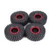 KEEDA 1.9 Inch Metal Beadlock Rims with Rubber Tyres for