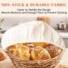 PAIKIUU Proofing Bags for Dough 6PCS Banneton Liner Cloth Linen