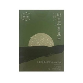 바른곡물효소 3g x 30포 1박스 (AD) Right Grain Enzyme 3g x 30 Sachets 1 Box (AD)