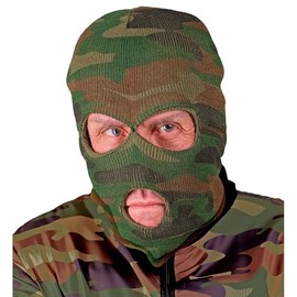 W WIDMANN MILANO Party Fashion - Adult Balaclava Balaclava Face Mask Robber Burglars