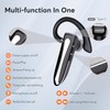 EUQQ Bluetooth Headset, Single Ear Business Earbuds, V5.2 Hands-Free Earphones