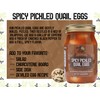 Green Jay Gourmet Spicy Pickled Quail Eggs in a Jar