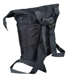 Solis Accessories Rolltop Backpack, Unisex, 40 x 35 x 15 cm, Carry on, Twin Handle, Adjustable Straps, Multiple Pockets, Black (Black)