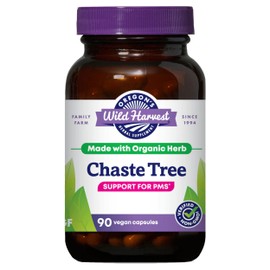 Oregon's Wild Harvest Non-GMO Chaste Tree Capsules,Organic Herbal Supplements, 90 Count