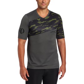 Pearl Izumi Men's Launch Jersey, Shadow Grey/Grey Hex, X-Large