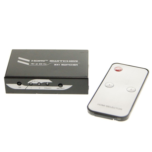 Ex-Pro AV-Pro 160303 2 Port HDMI IR Remote Switch- 2x1