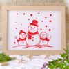 BAISDY 9pcs Large Christmas Stencils for Painting on Wood, Reusable