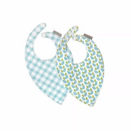 JJ Cole Bandana Bibs, Forest/Fauna 6M+ Baby Toddler