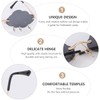 Rimless Cloud Sunglasses for Women, Stylish Bolt Party Glasses, Uv400