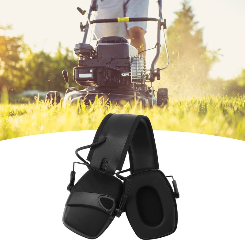 Walker Electronic Earmuffs Noise Cancellation Folding Hearing Protection Adjustable Earmuffs