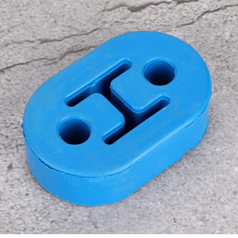 4PCS Universal Blue Silicon Muffler Exhaust Hanger Short Hangers 12mm1/2''