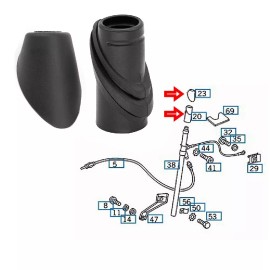 chrome4urauto Antenna gasket seal For Mercedes R129 W124 SL SL500 SL320 300SL 600SL NEW