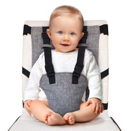 Baby Booster Seat, Portable Fabric High Chair, Baby, Travel Child Seat, Foldable High Chair Safety Belt for Baby High Chair for Home and On the Go