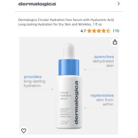 Dermalogica Circular Hydration Serum 1.0 US fl oz NIB. LONG LASTING HYDRATION