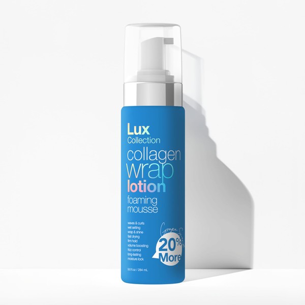 Lux Collection Wrapping Foam Lotion Wave Curl Wet Setting Styling