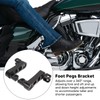 Adjustable 360° Foot Peg Kit Bracket - Motorcycle Highway Extension