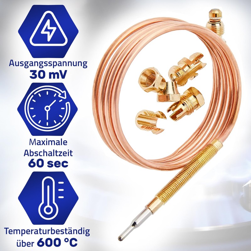 Universal Thermocouple for the Oven of Length 150 cm with