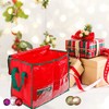 Elite Zotec® Wrapping Papers Wreath Decorations Bag | Xmas Organiser