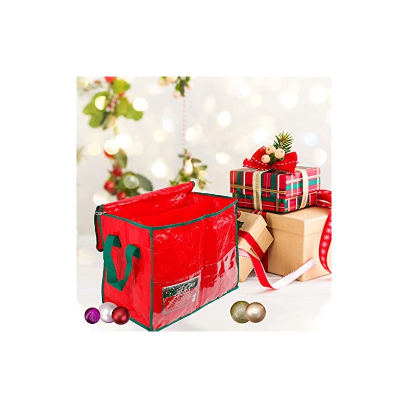 Elite Zotec® Wrapping Papers Wreath Decorations Bag | Xmas Organiser