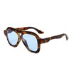 Long Keeper Retro Square Pilot Sunglasses for Women Men aviation
