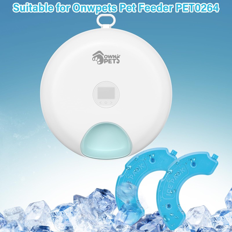 Ownpets Replacement Ice Pack for 6 meals Automatic Pet Feeder(1