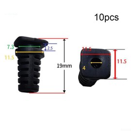 4mm Black Cable Sleeve Cable Gland Rubber Strain Relief Cable Sleeve Cable Protector Sleeve Power Tool Hose