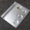 KissDate Makeup Palette 6x4inch Stainless Steel 3-well Nail-art Cosmetic Artist