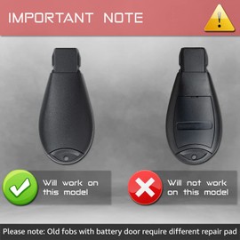 New Replacement Car Keyless Entry Remote Pad for Grand Caravan Journey Durango Ram Town and Country M3N5WY783X IYZ-C01C (Jeep)